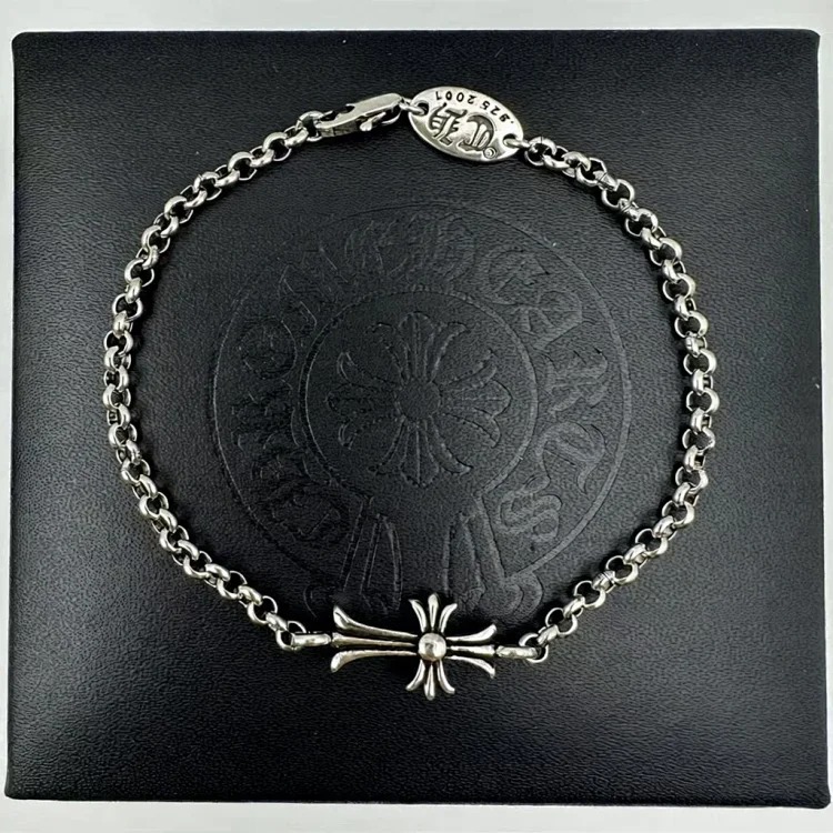 Chrome Hearts Vintage Unisex Silver Bracelet