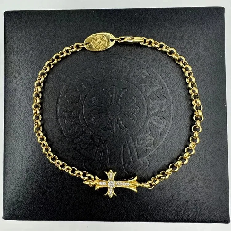 Chrome Hearts Vintage Unisex Silver Bracelet