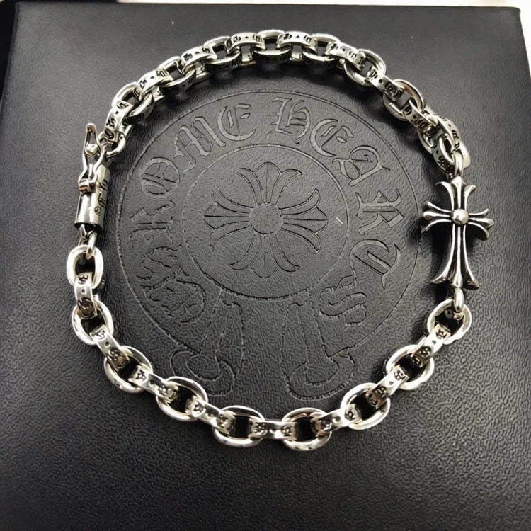 Chrome Hearts Vintage Unisex Silver Bracelet