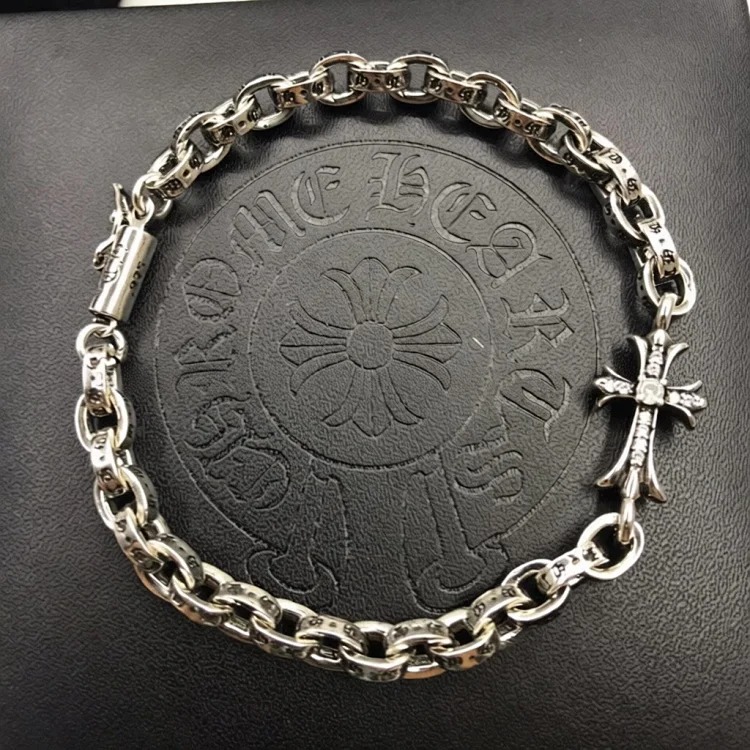 Chrome Hearts Vintage Unisex Silver Bracelet