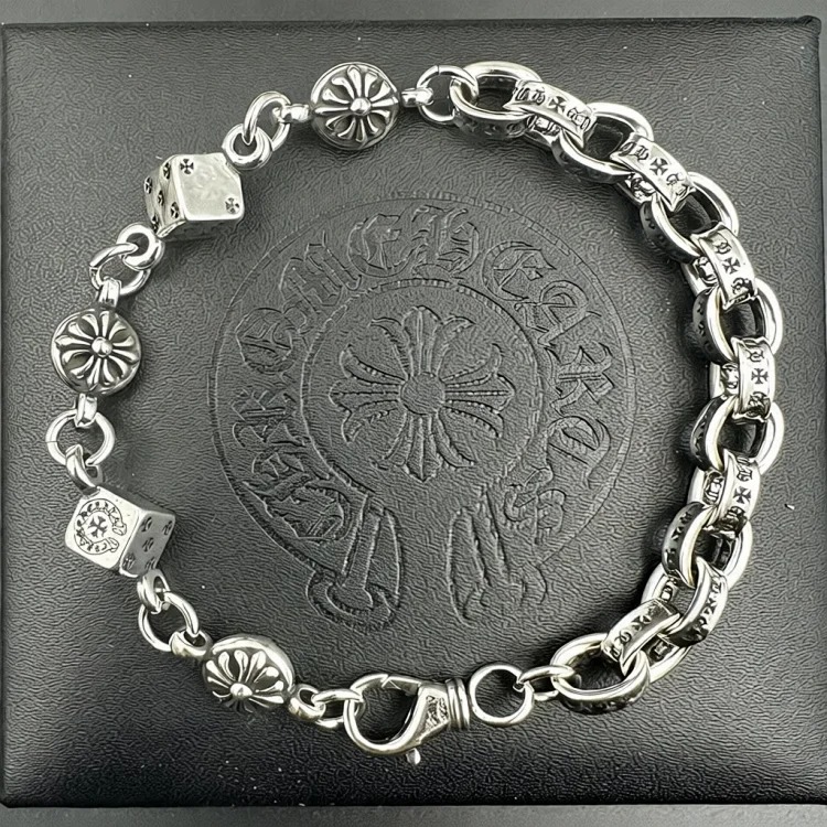 Chrome Hearts Vintage Unisex Silver Bracelet