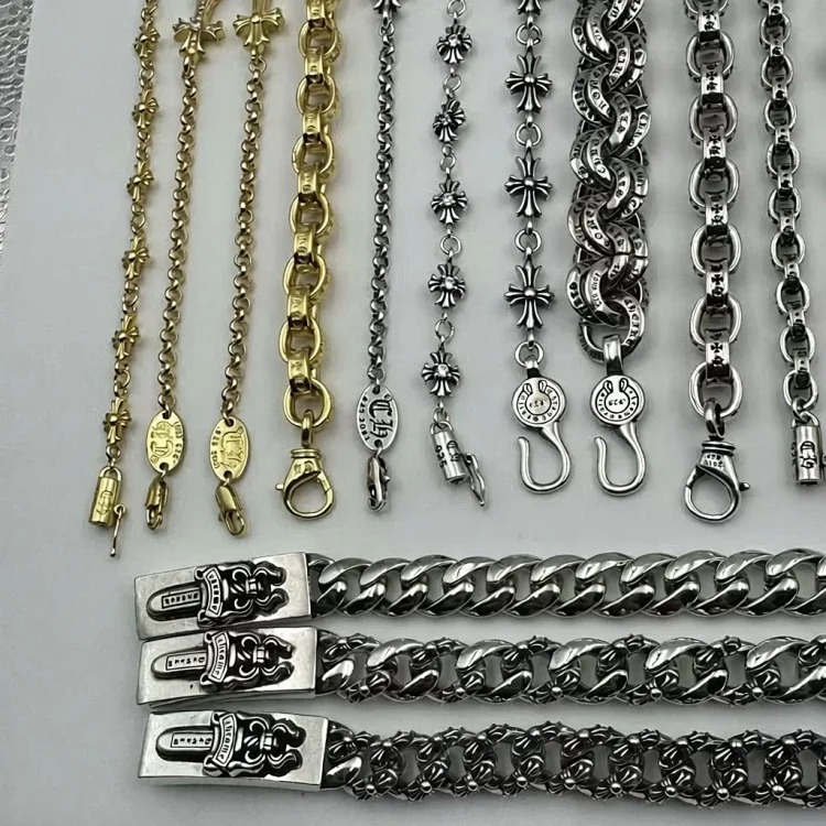 Chrome Hearts Vintage Unisex Silver Bracelet