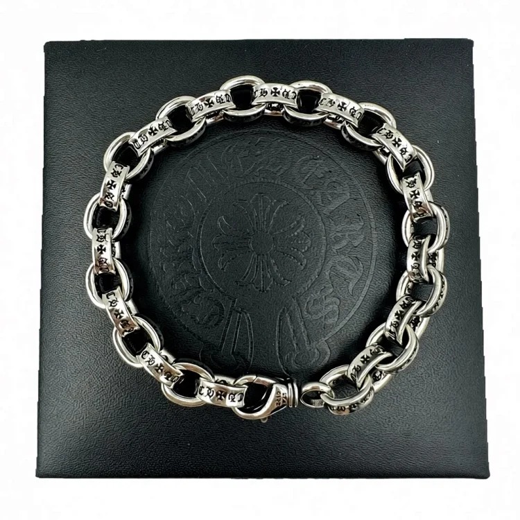 Chrome Hearts Vintage Unisex Silver Bracelet