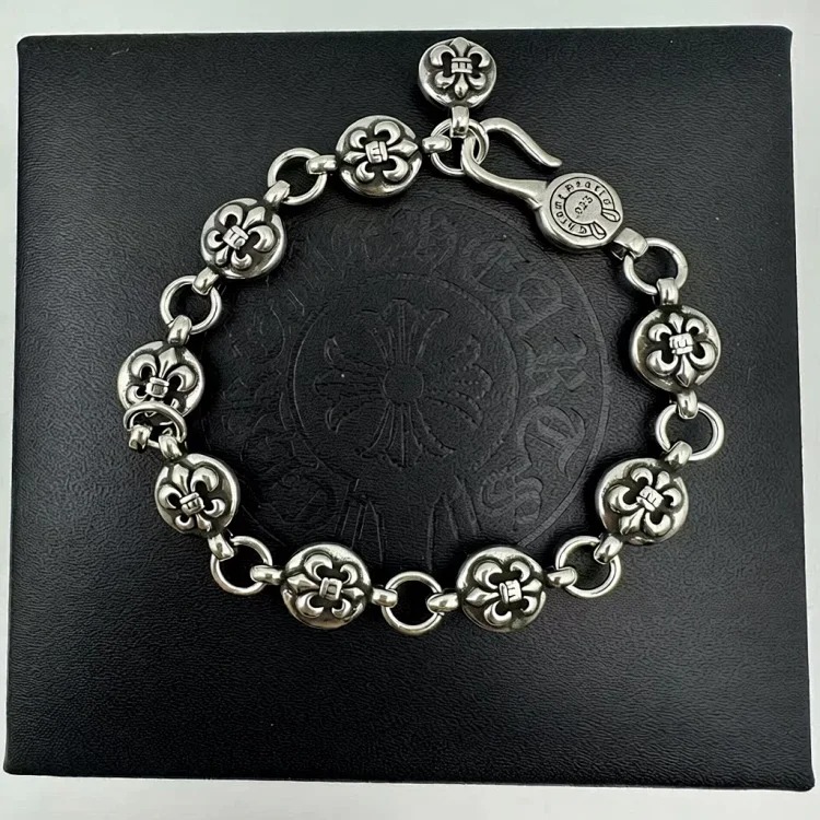 Chrome Hearts Vintage Unisex Silver Bracelet