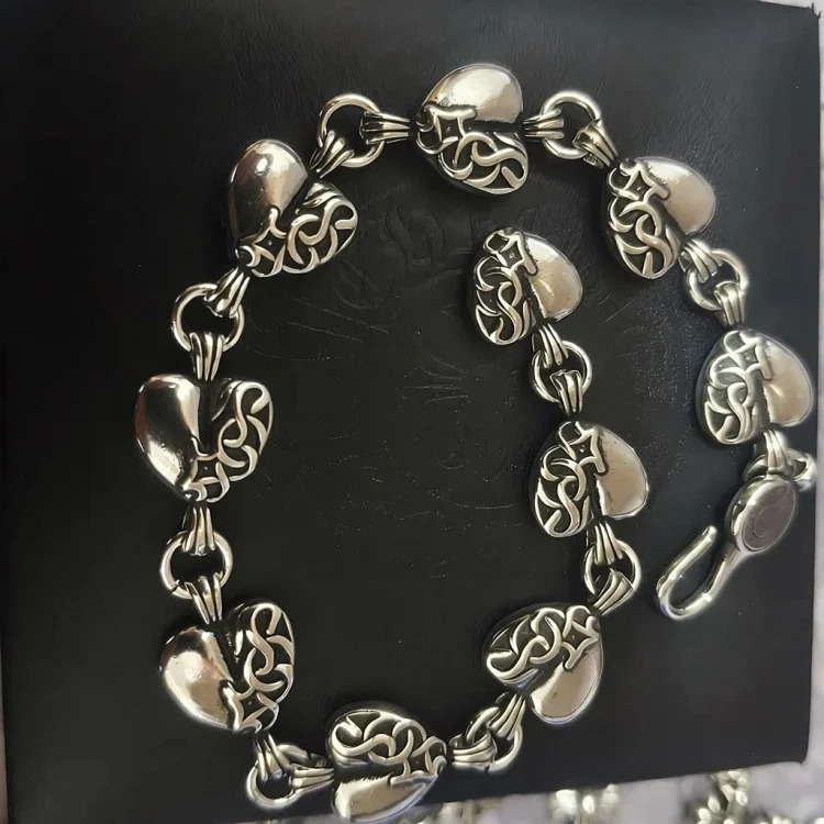 Chrome Hearts Vintage Unisex Silver Bracelet