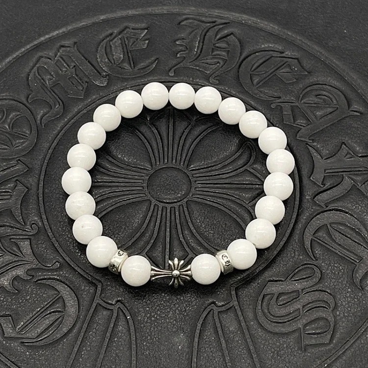 Chrome Hearts Vintage Unisex Obsidian Turquoise Bracelet