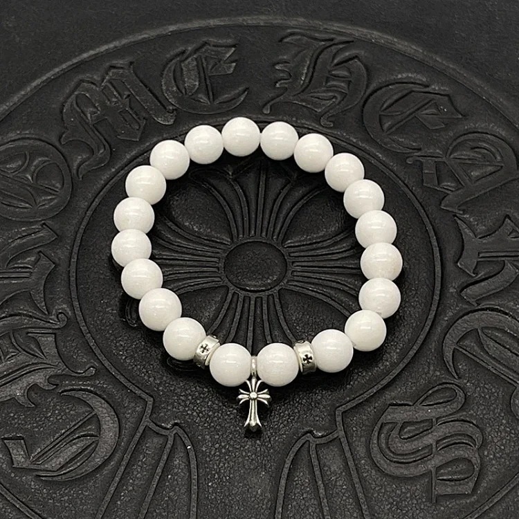 Chrome Hearts Vintage Unisex Obsidian Turquoise Bracelet