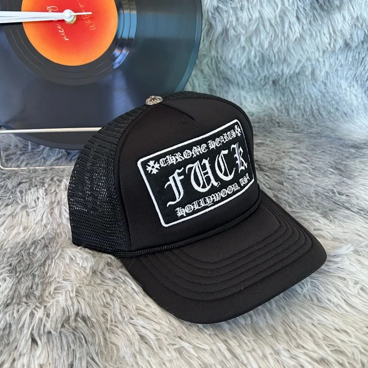 Chrome Hearts Versatile Casual Embroidered Printed Baseball Cap