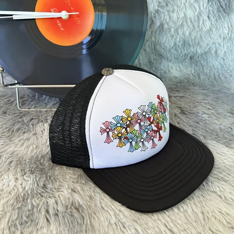 Chrome Hearts Versatile Casual Embroidered Printed Baseball Cap