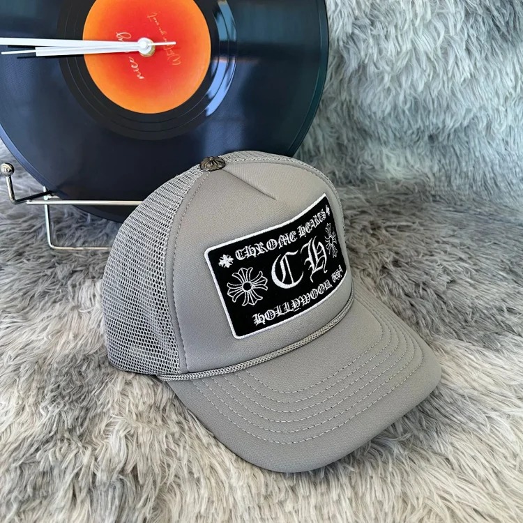 Chrome Hearts Versatile Casual Embroidered Printed Baseball Cap