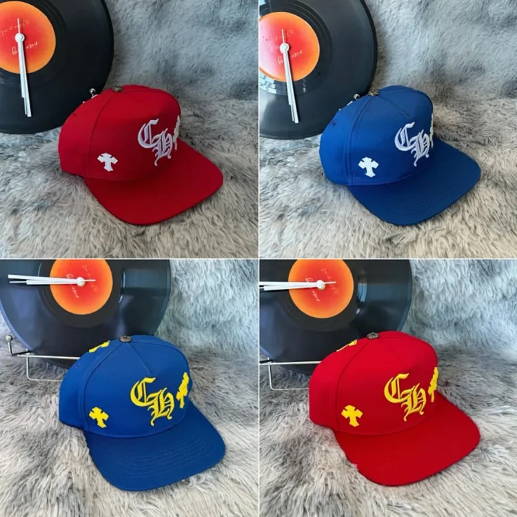 Chrome Hearts Versatile Casual Embroidered Printed Baseball Cap