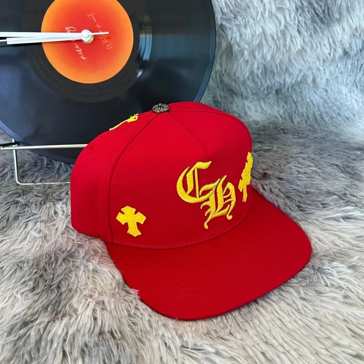 Chrome Hearts Versatile Casual Embroidered Printed Baseball Cap